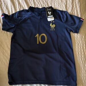 Mbappe France National Team Navy Jersey